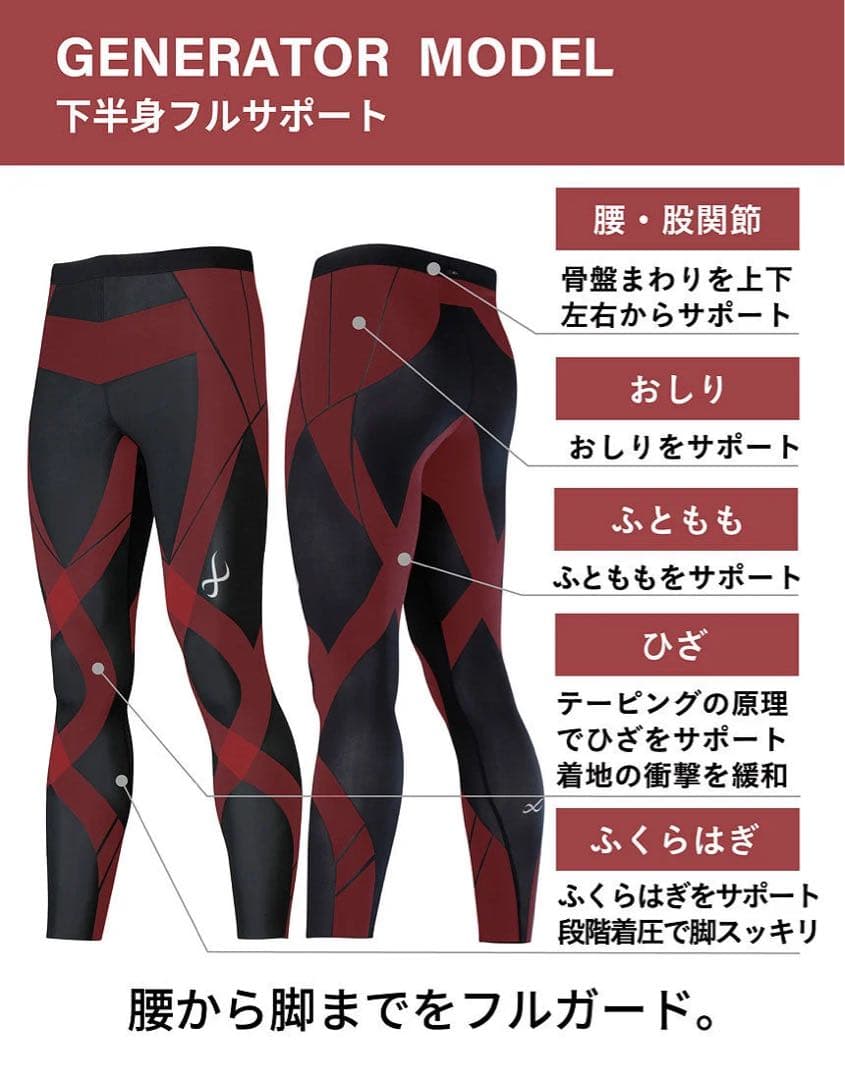 ワコール CW-X ジェネレーター メンズ HZO699 L