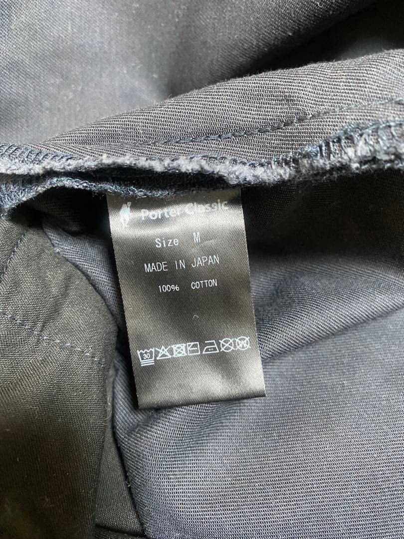PORTER CLASSIC チノパン ジーンケリー ネイビー M