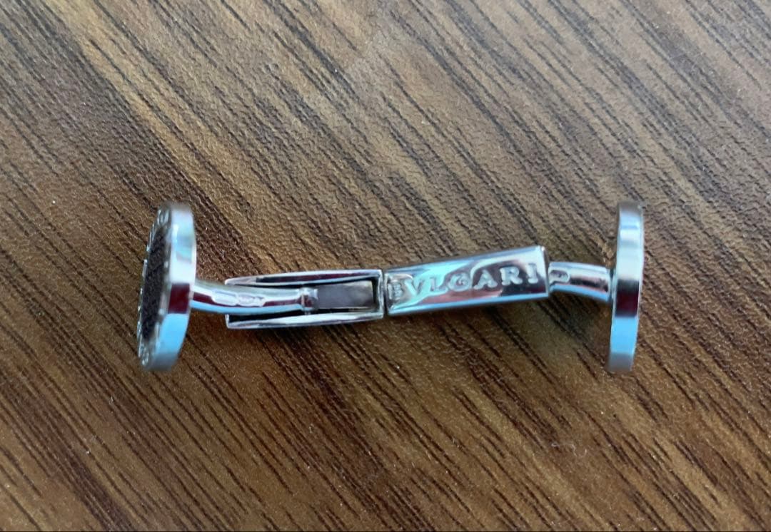 BVLGARI 青いカフリンクス