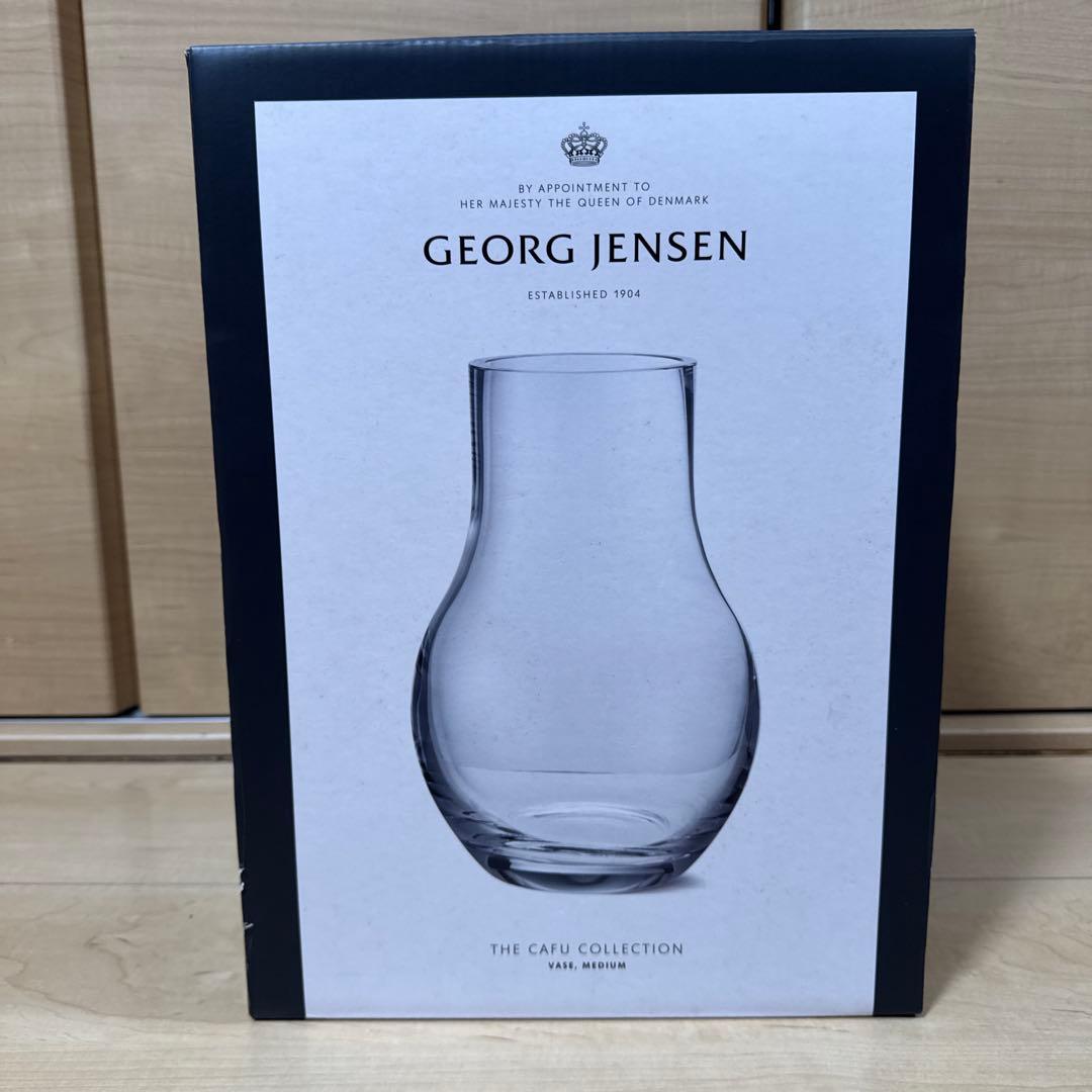 【新品】ジョージ ジェンセン フラワーベース カフ コレクション ヴェース M