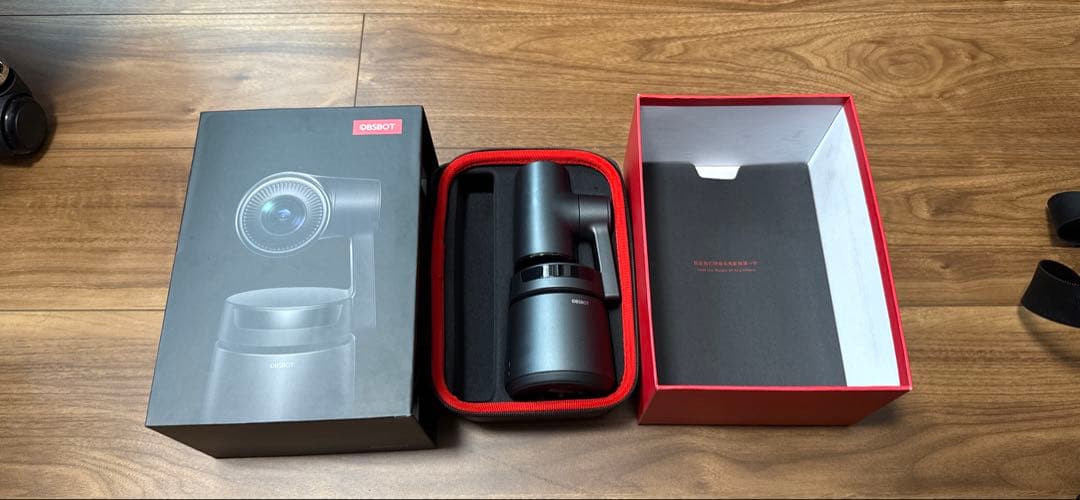 自動追尾AI搭載ビデオカメラ4k60fps OBSBOT Tail