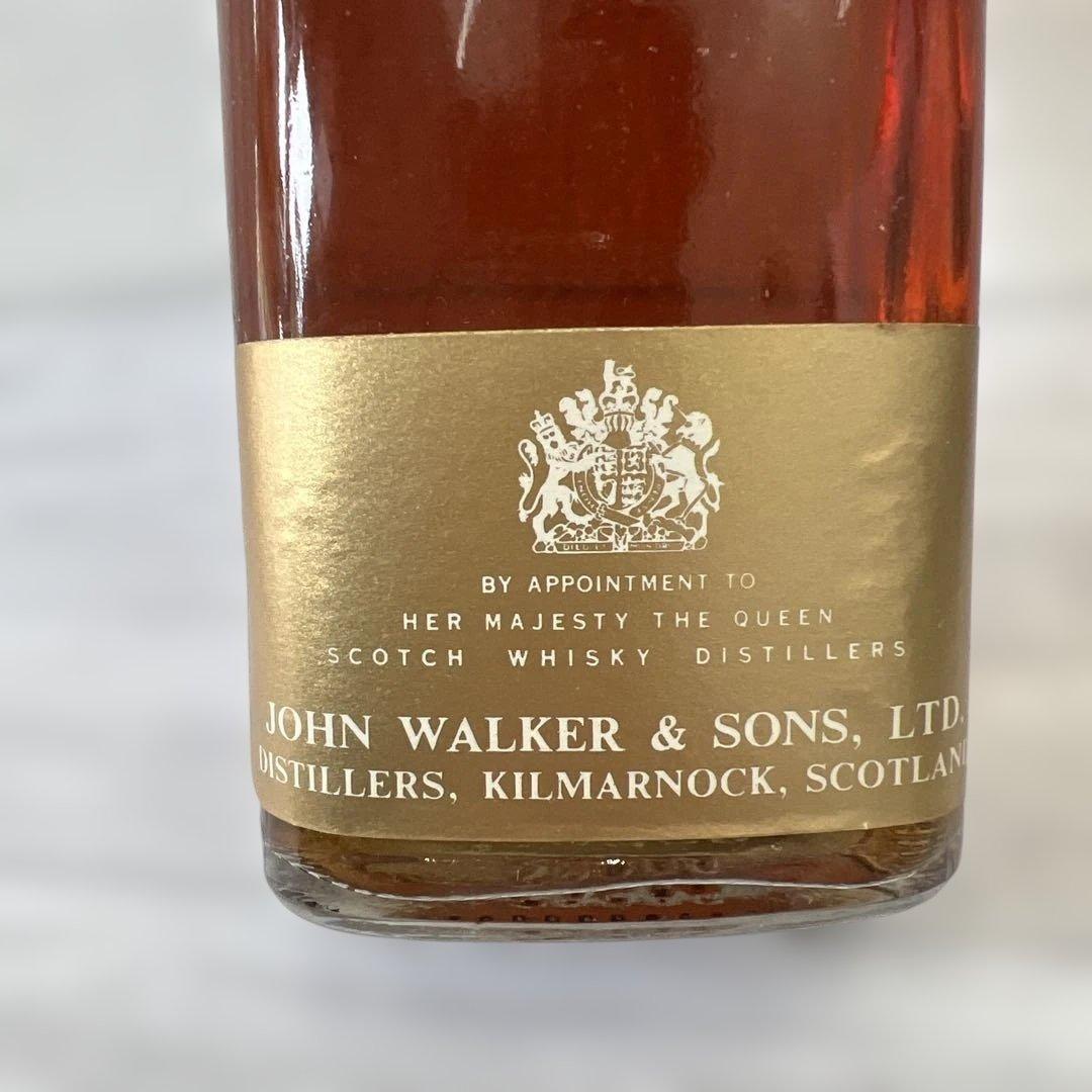 ジョニーウォーカー ブラックラベル 金キャップ 白紋章