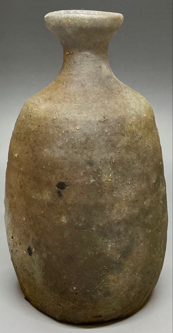 金重愫　備前徳利　円山窯　備前焼　共箱(四方桟盛蓋) 栞　w772