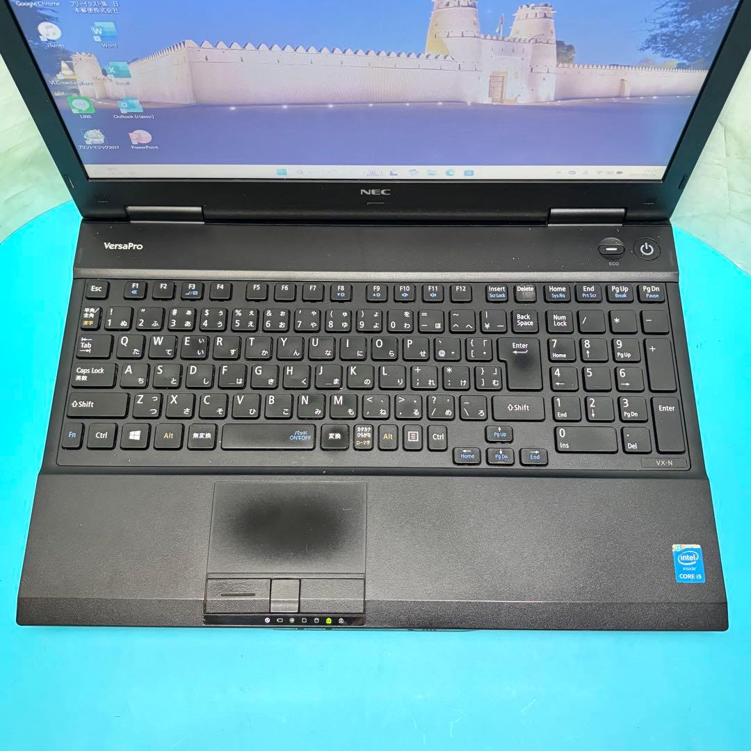 バッテリー◎NECノートパソコン★メモリ8GB＆SSD搭載★オフィス付★高性能