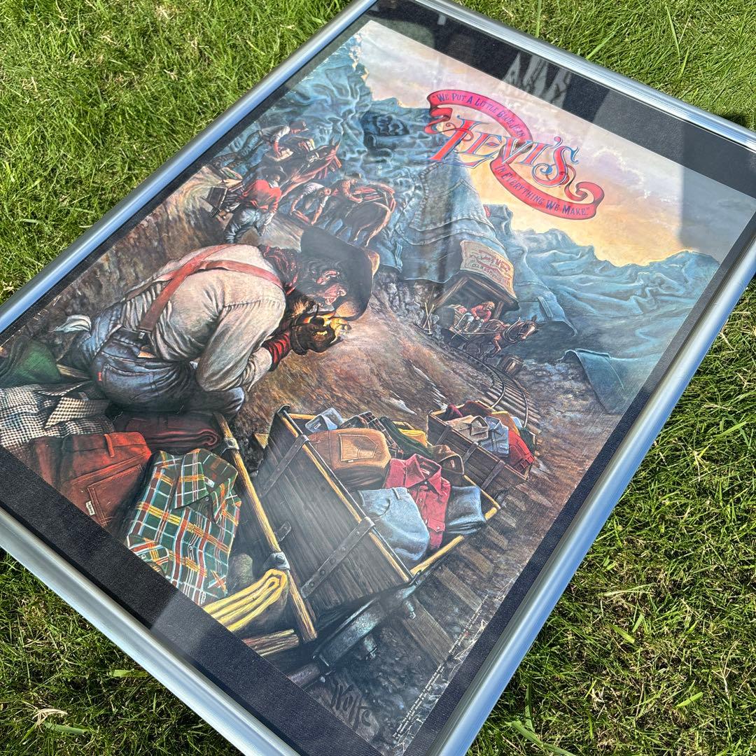 その他 VINTAGE Levi's 70s advertising POSTER