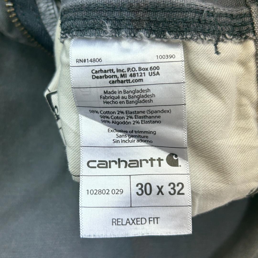 み*ん様 カーハート　ダブルニー　雰囲気抜群　ボトムス　ワークパンツ　古着　グレ