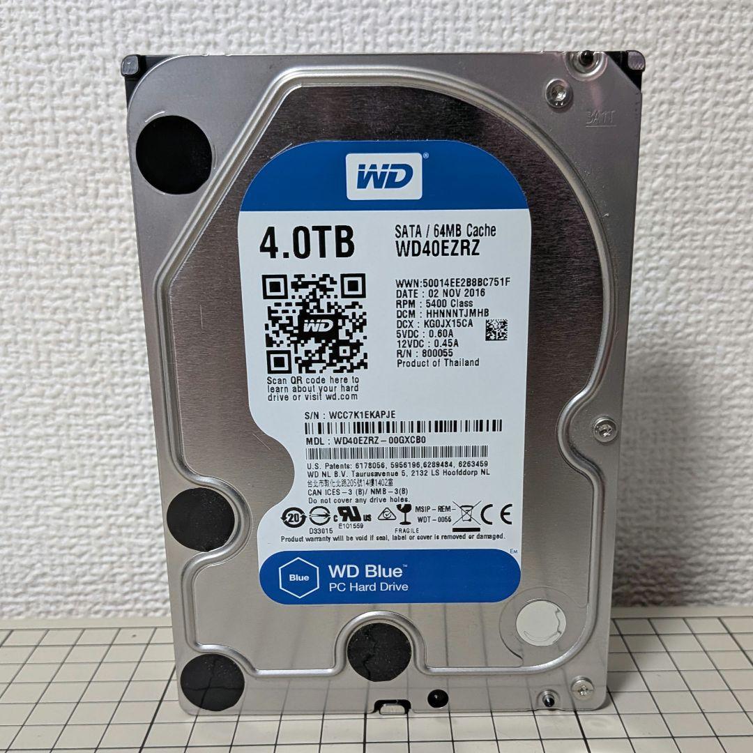 内蔵型ハードディスクドライブ WD40EZRZ WesternDigital HDD