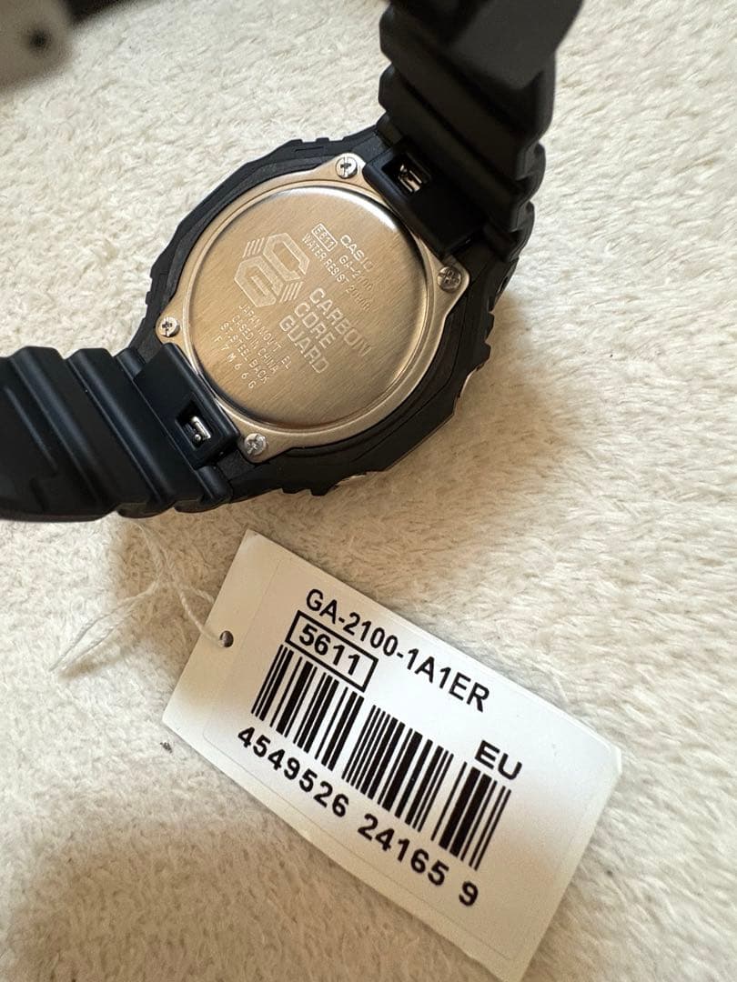【新品未使用】G-SHOCK GA-2100-1A1ER 5611 ブラック