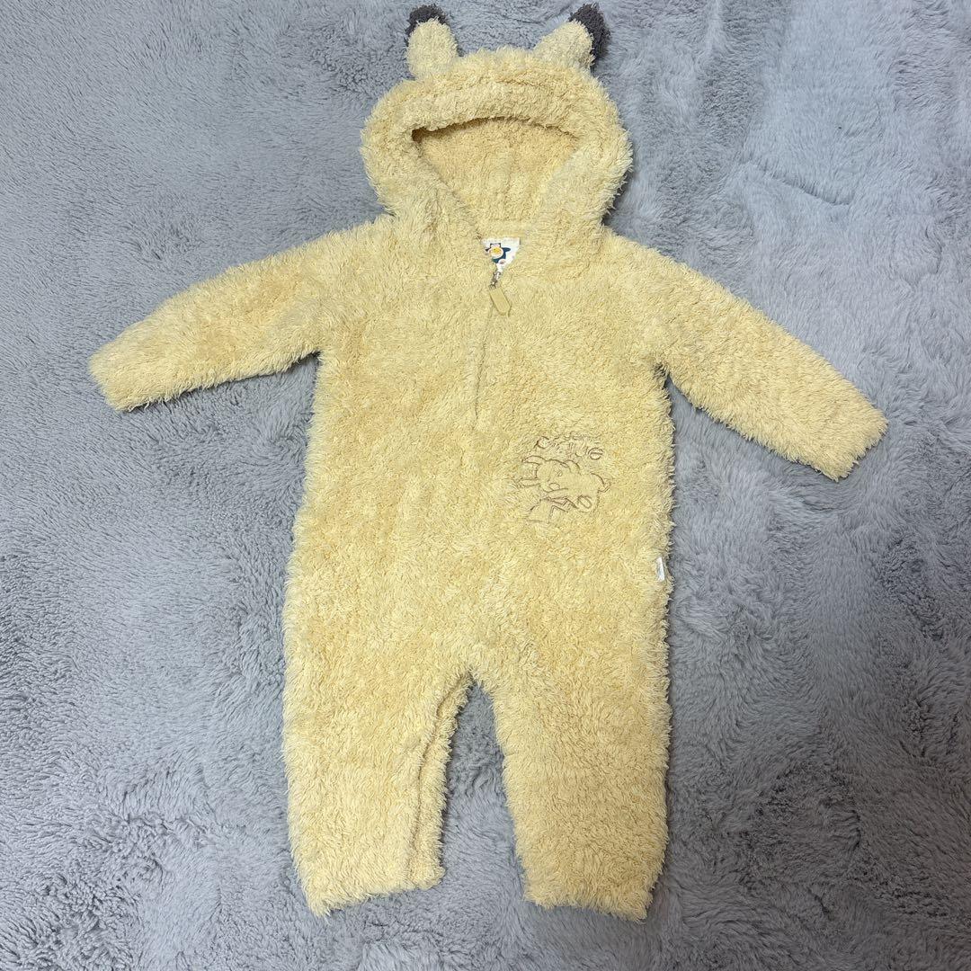 【即完大人気】ジェラートピケ　ピカチュウ　フリースロンパース ポケモンコラボ