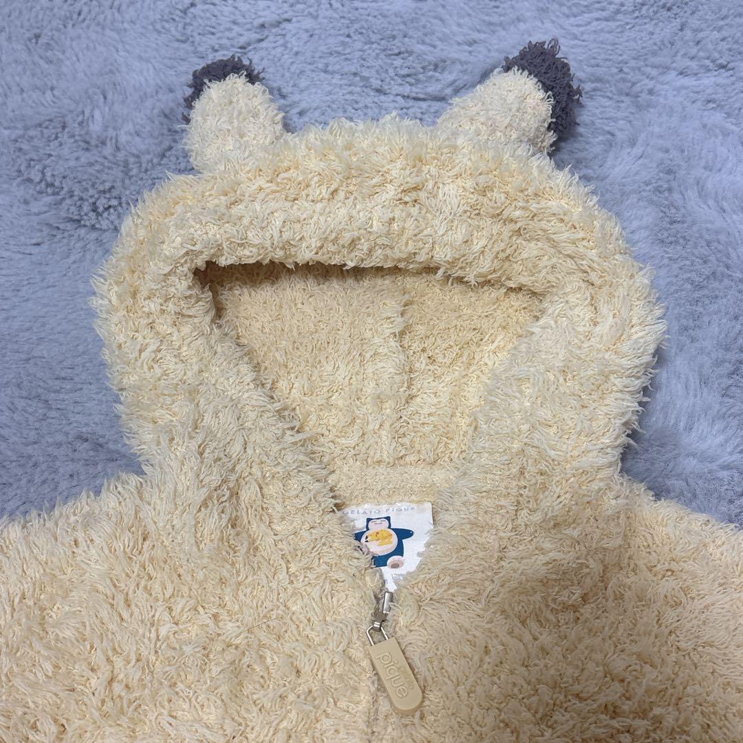 【即完大人気】ジェラートピケ　ピカチュウ　フリースロンパース ポケモンコラボ