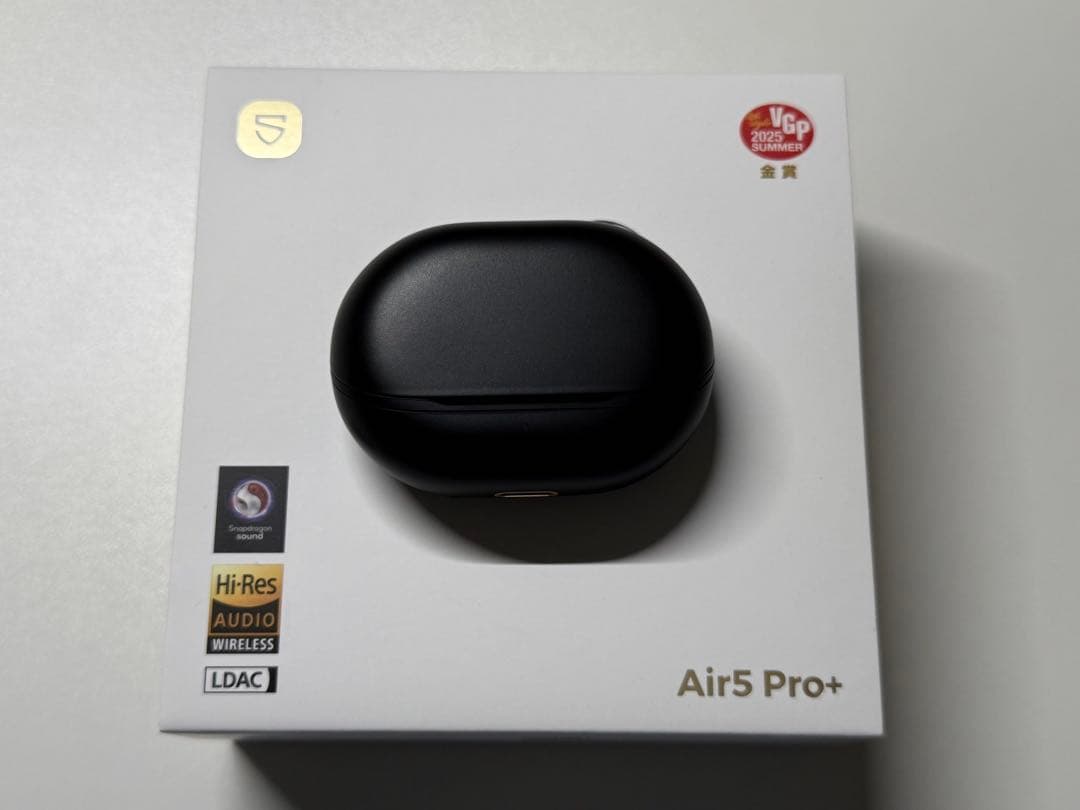 SOUNDPEATS Air5 Pro+ MEMS搭載ワイヤレスイヤホン
