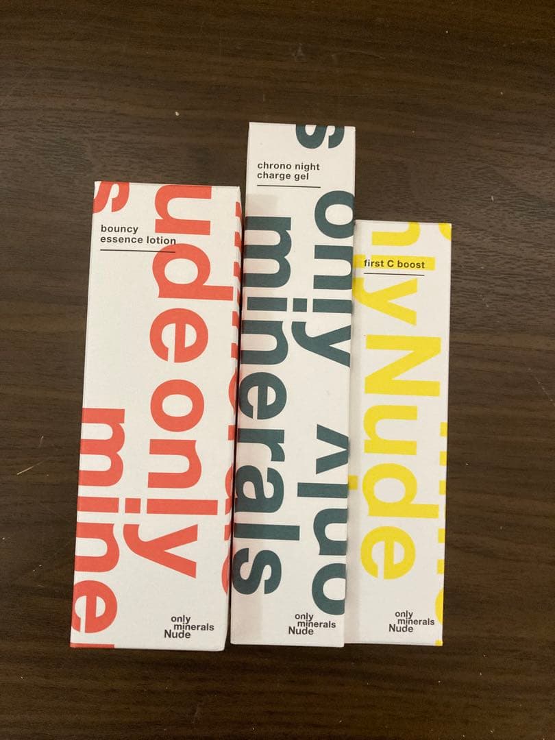 新品　未使用　オンリーミネラル Nudeスキンケア　3点セット M1007