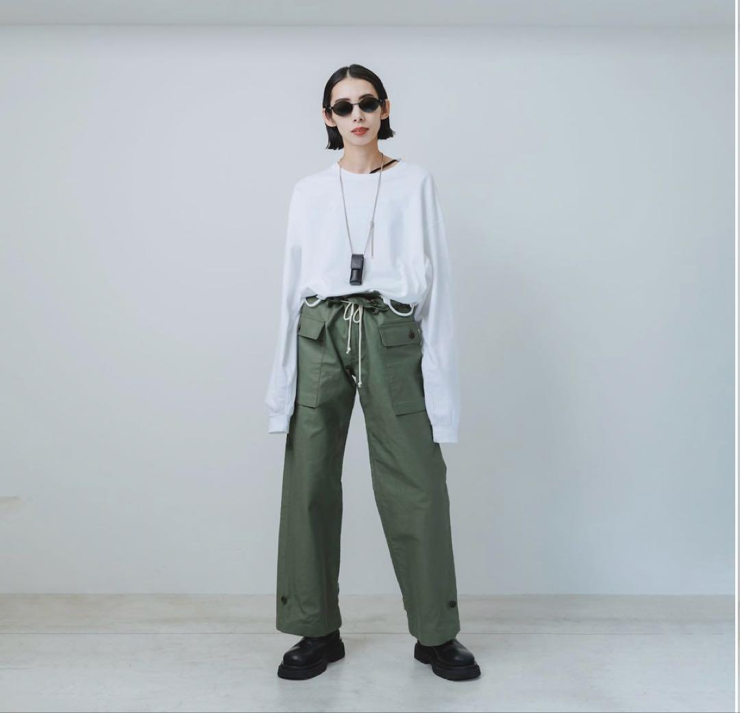 【24A/W】AO-62 loop cargo pants / olive