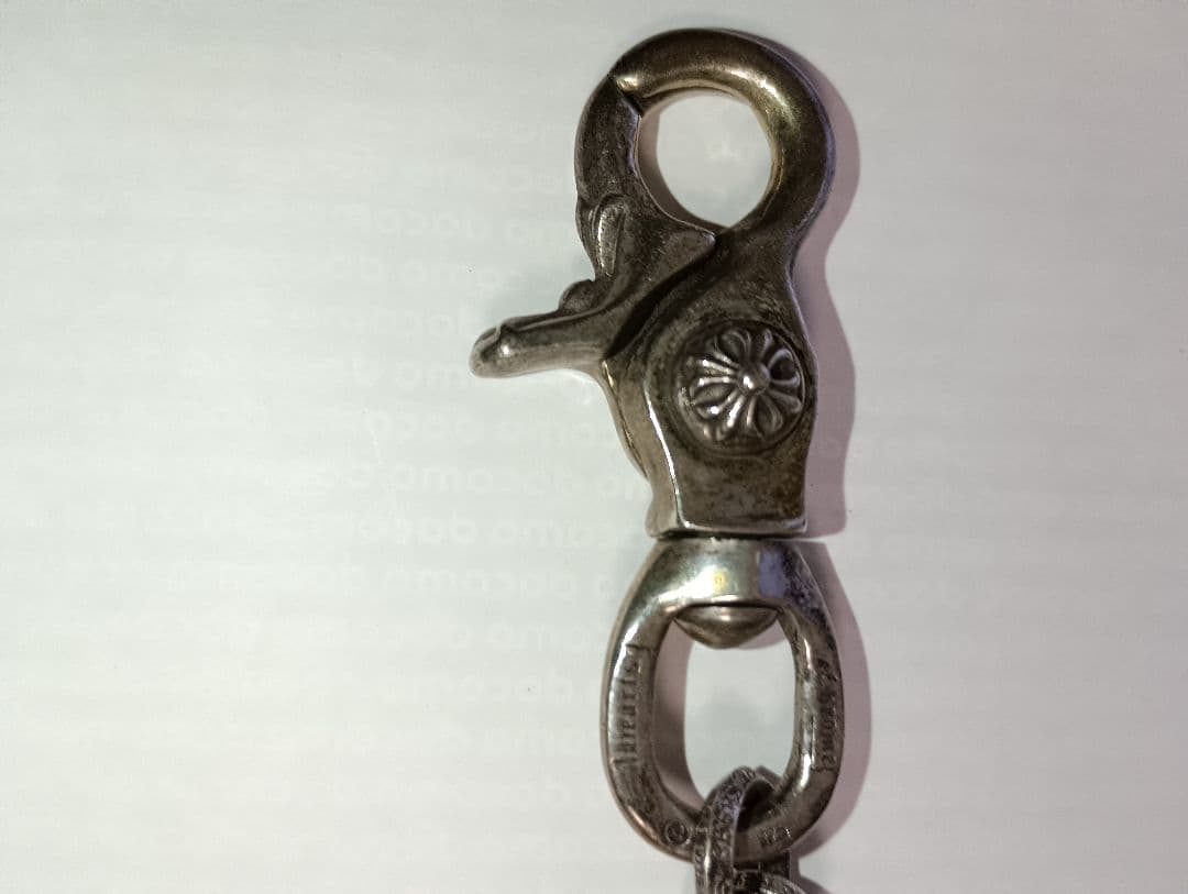 クロムハーツダブルBリングウオレトチェーン廃盤中古