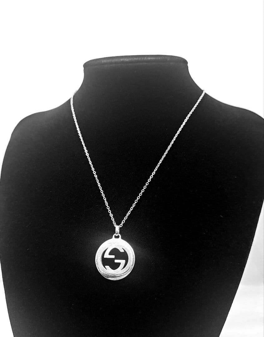 GUCCI インターロッキングGG ギョーシェSV925