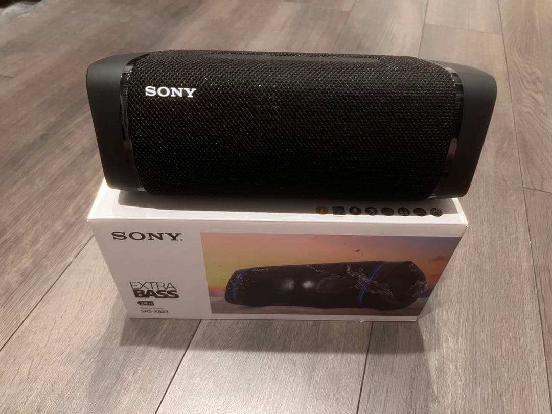 SONY SRS-XB33 ワイヤレスポータブルスピーカー　ブラック