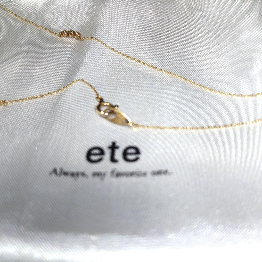 プッチ ete 3連ダイヤネックレス k10