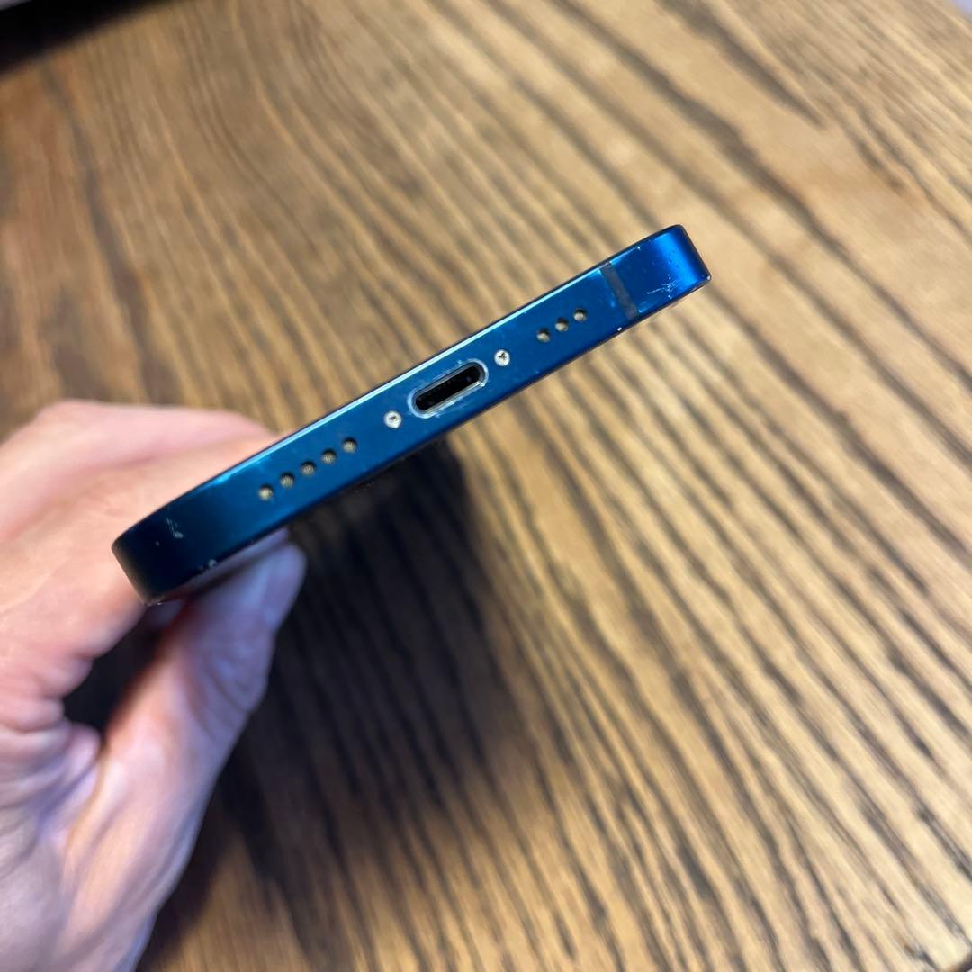 iPhone12 /128Gブルー・背面割れ