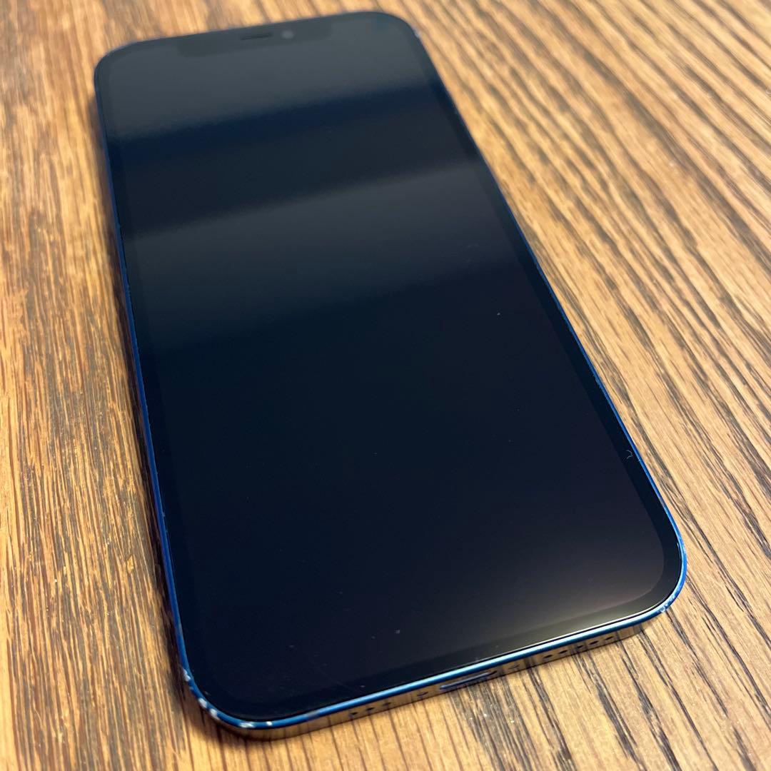 iPhone12 /128Gブルー・背面割れ
