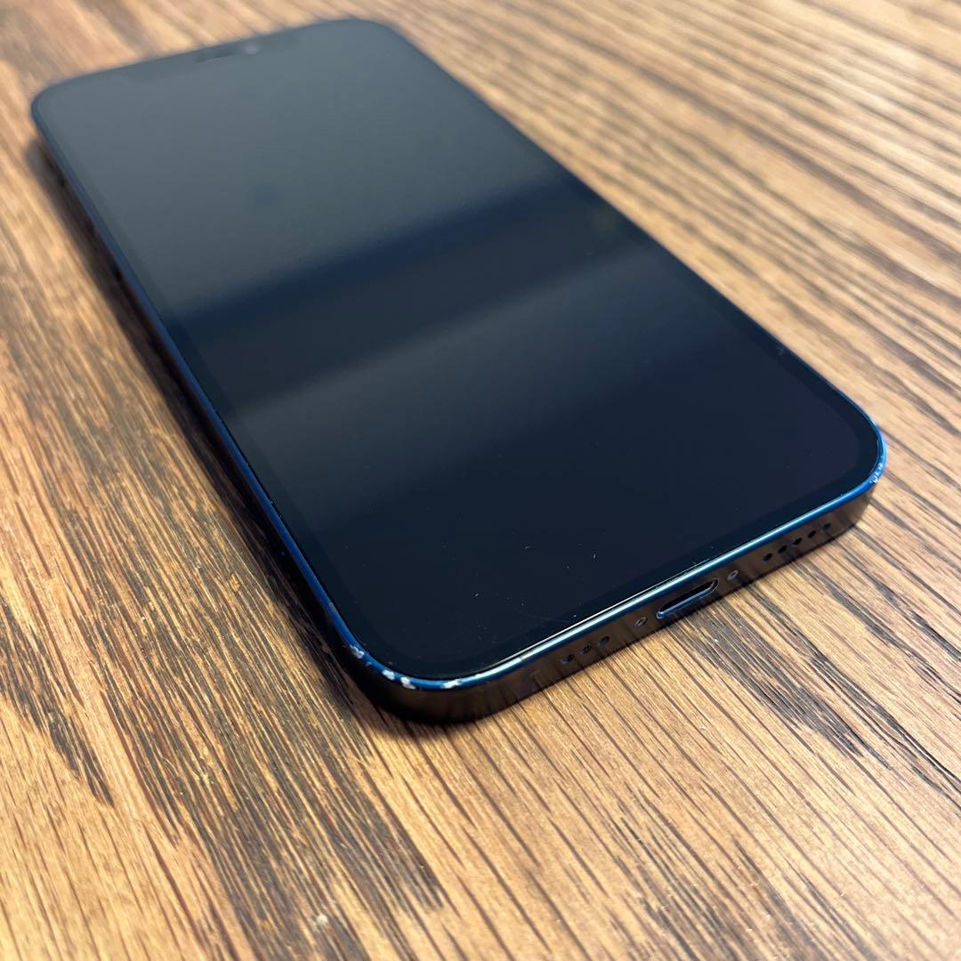 iPhone12 /128Gブルー・背面割れ