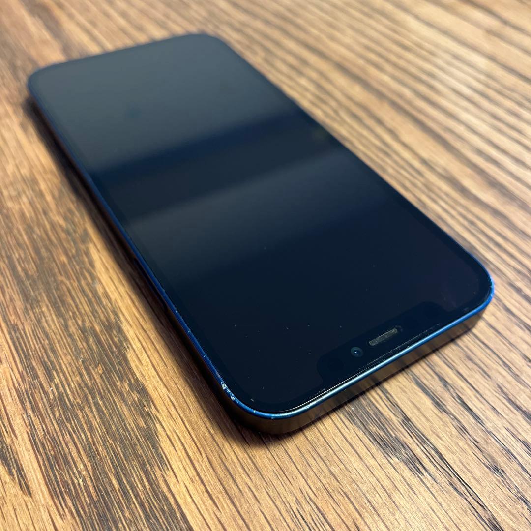 iPhone12 /128Gブルー・背面割れ