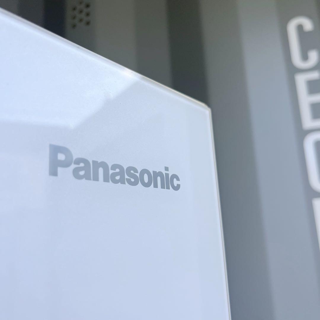 72取付無料！パナソニックパーシャル搭載ガラスドアおしゃれホワイト5ドア冷蔵庫