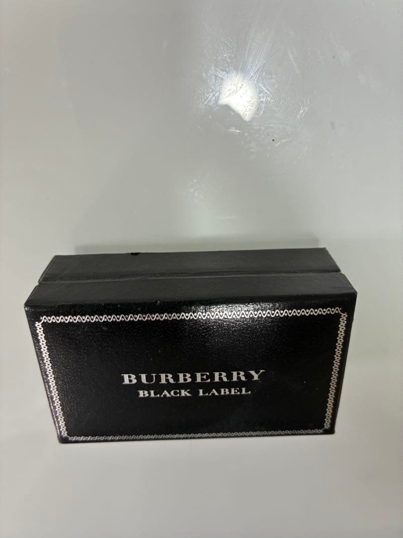 【うどん】希少未使用箱付BURBERRYBLACK LABELネクタイピン