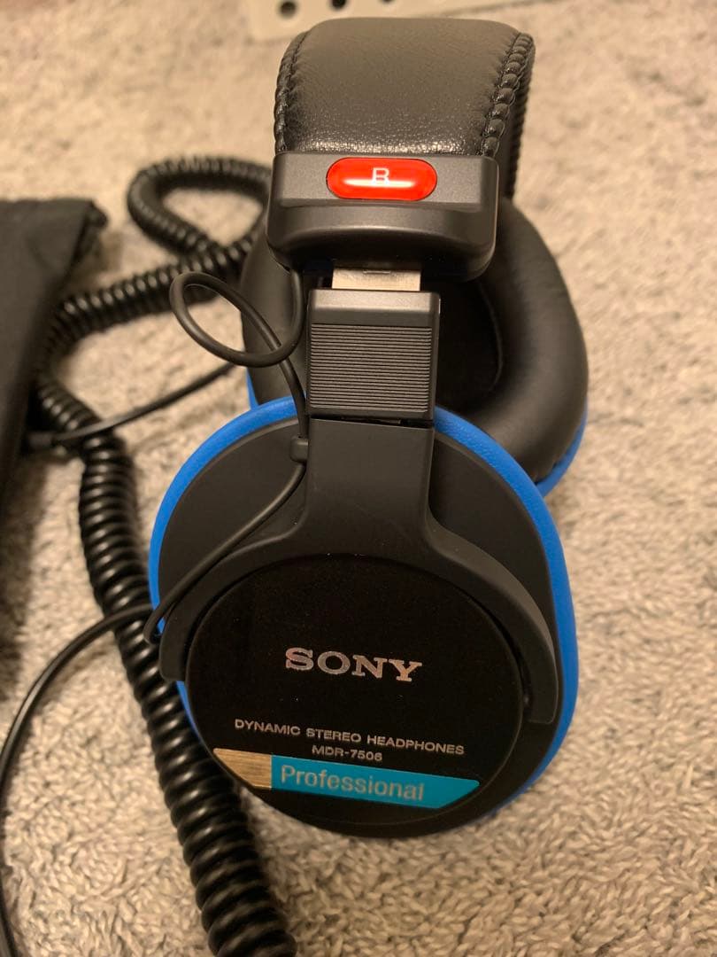 【数回使用】SONY MDR-7506 スタジオモニター ヘッドフォン
