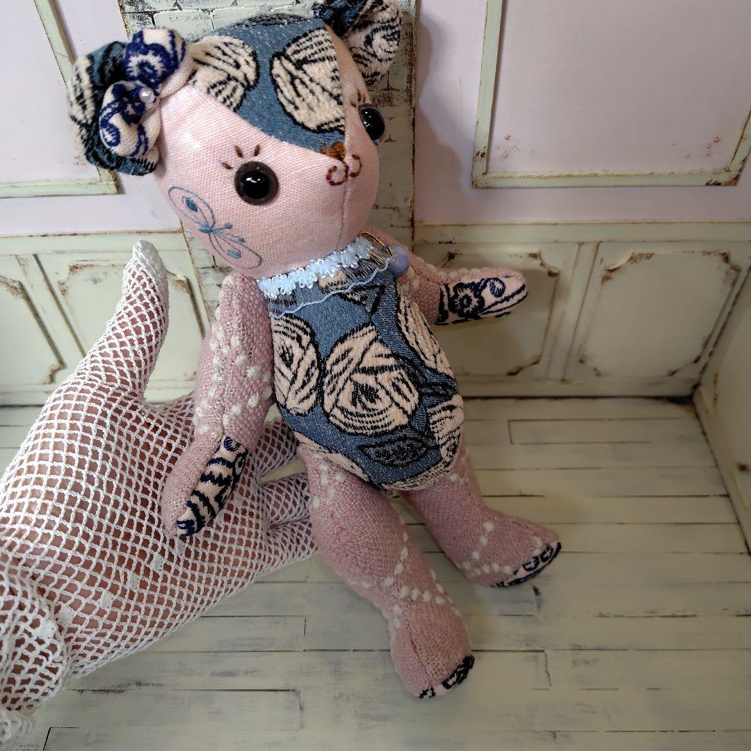 ミナペルホネン＊ハンドメイド＊ぬいぐるみ＊テディベア＊75