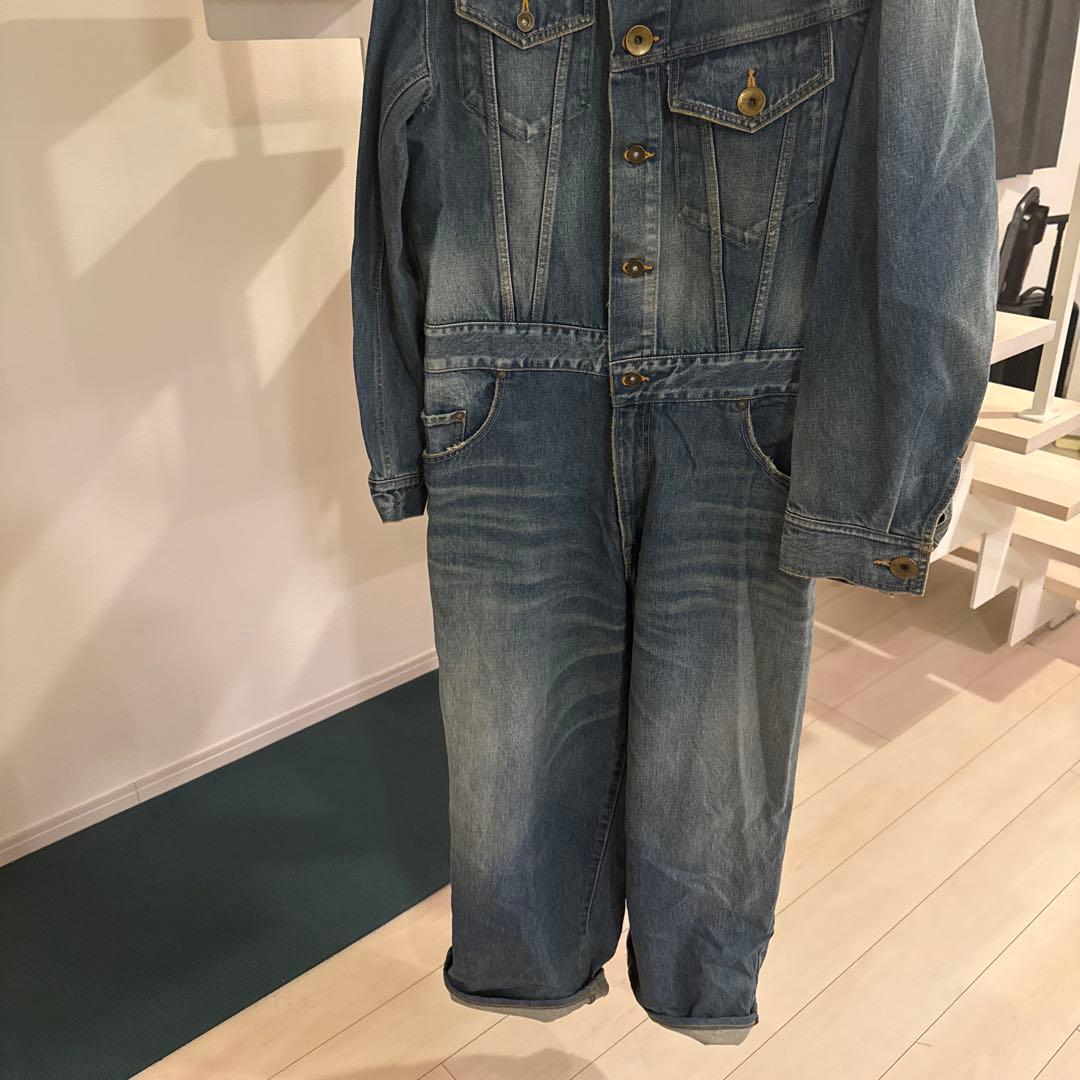 Kolor デニムジャンプスーツ オールインワン