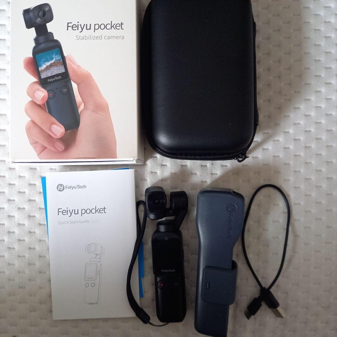 Feiyu Pocket 6軸ジンバル付 超小型 4kカメラ　ポーチおまけ付き