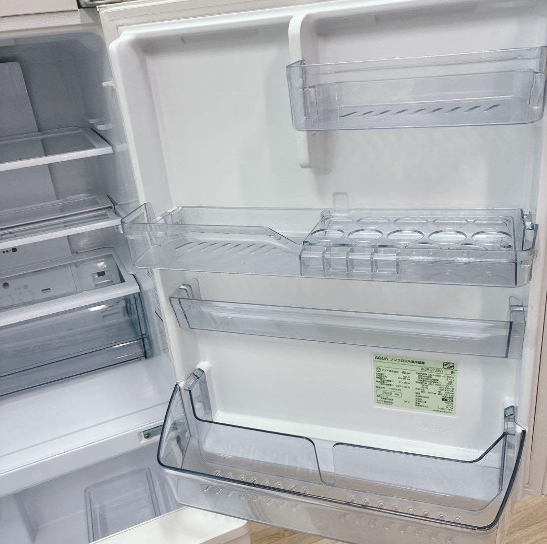 ◇大阪府 神戸市 配達無料！5ヶ月保証！◇2020年製◇アクア冷蔵庫◇272L◇