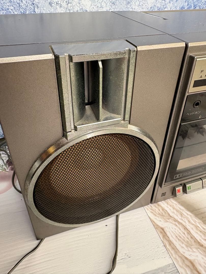 ナショナル RX-C46 ラジオカセットデッキ ラジカセ 昭和レトロ(レ22)