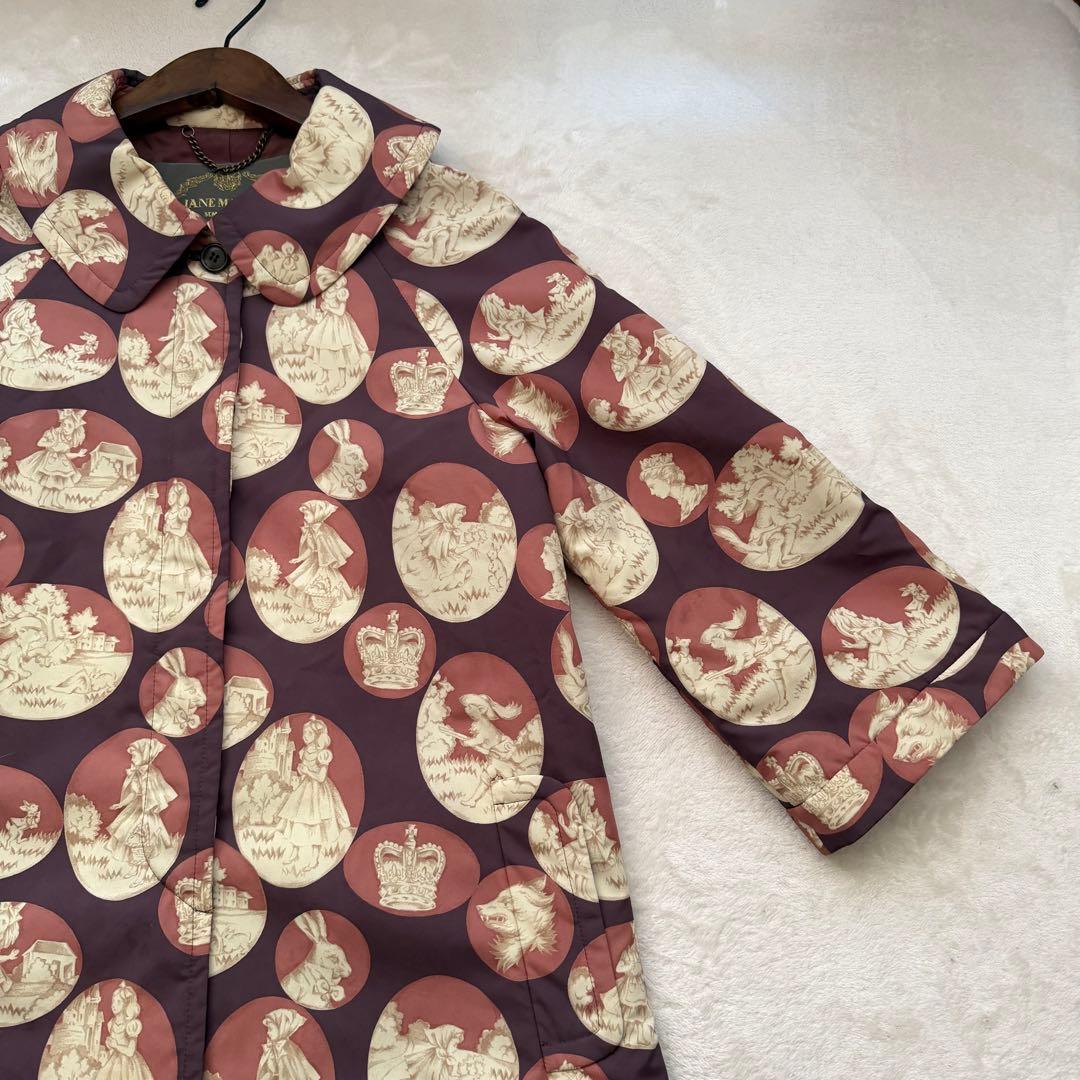 希少！Jane Maple ジェーンマープル イラストプリント 中綿コート