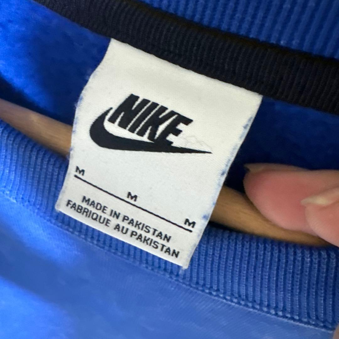 Nike Stussy コラボ スウェット M 青