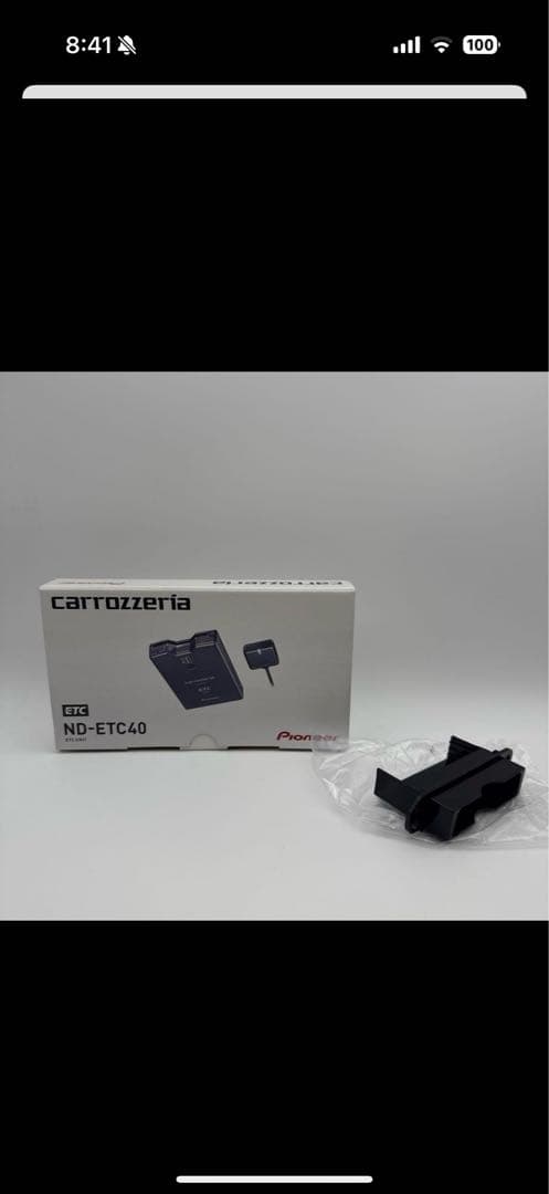 Pioneer ND-ETC40 ETC8個入り新品トヨタブラケット付き　ng1