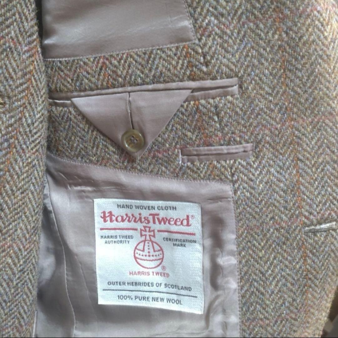 HARRIS TWEED セットアップ ジャケット ジレ スリーピース ブラウン