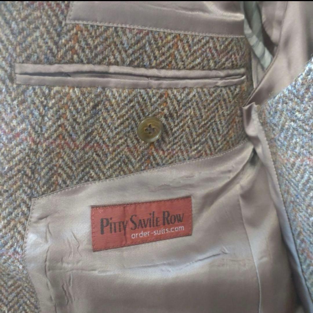 HARRIS TWEED セットアップ ジャケット ジレ スリーピース ブラウン