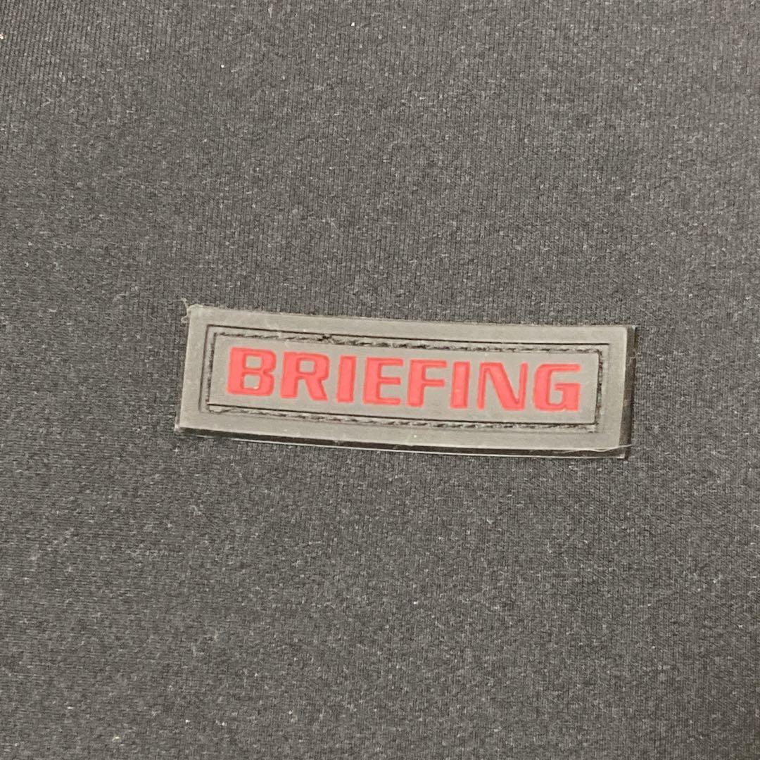 【美品】BRIEFING GOLF ジップアップベスト ストレッチ 3Dロゴ M