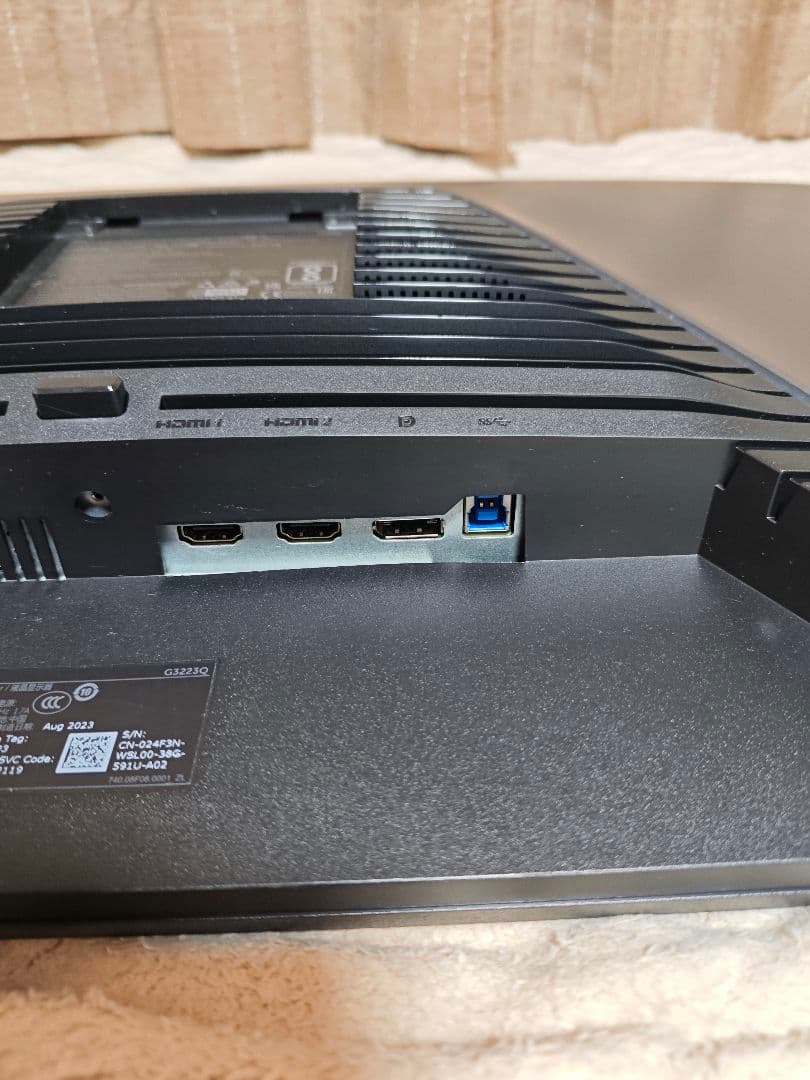 Dell G3223Q 4K 144Hz ゲーミングモニター