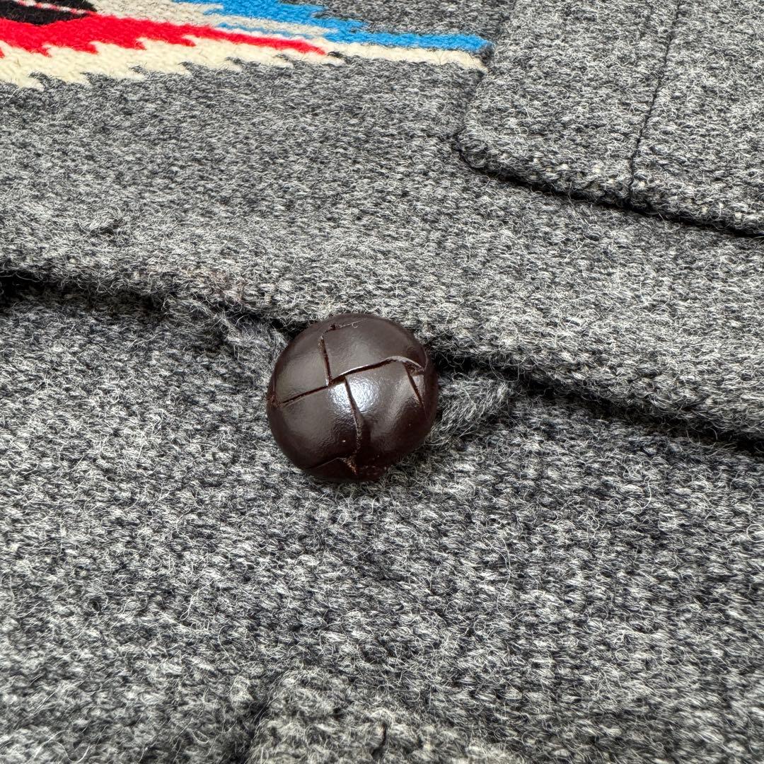 【美品】オルテガ チマヨ ベスト ポケット付き グレー 38サイズ 定番デザイン