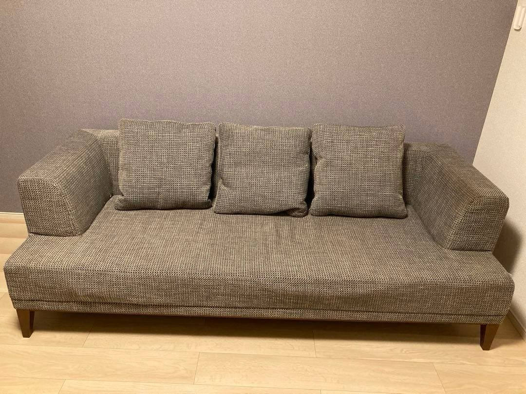 こがね　藤栄　FUJIEI エヴァンソファ　グレー　3人掛けソファ