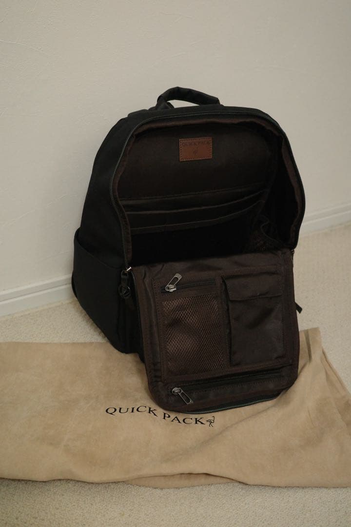 QUICK PACK traveler ブラック