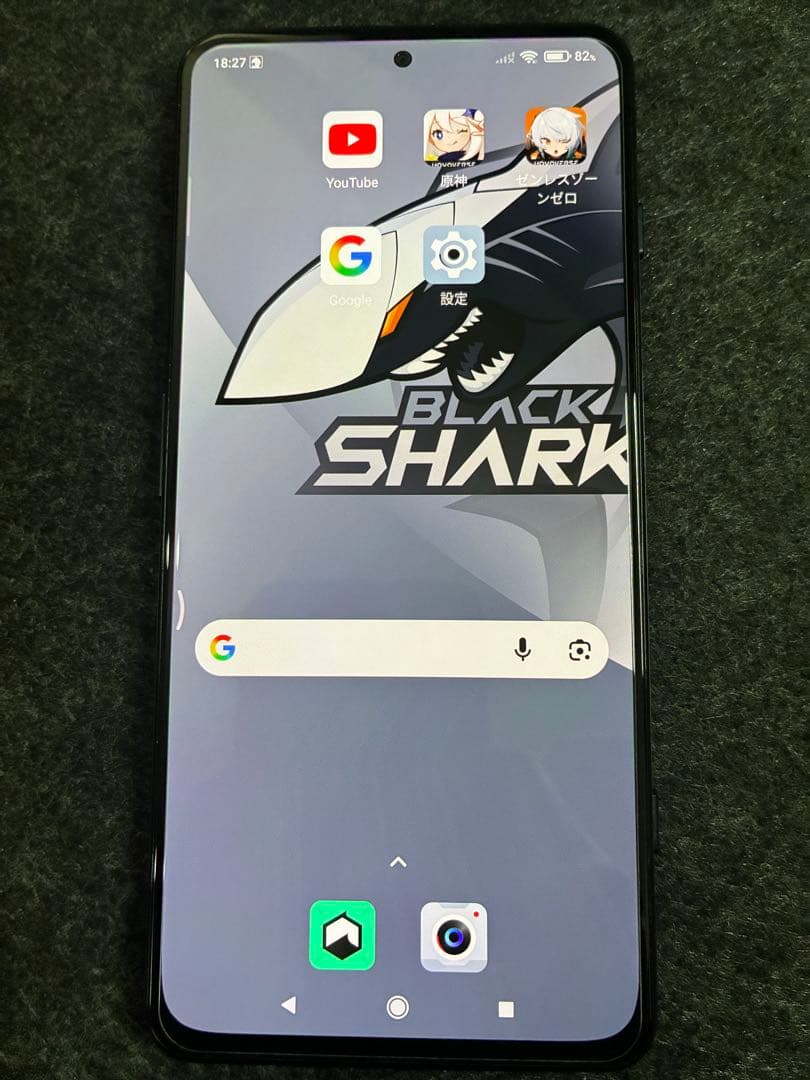 Black Shark4別売イヤホン付　原神プレイにXiaomi Android
