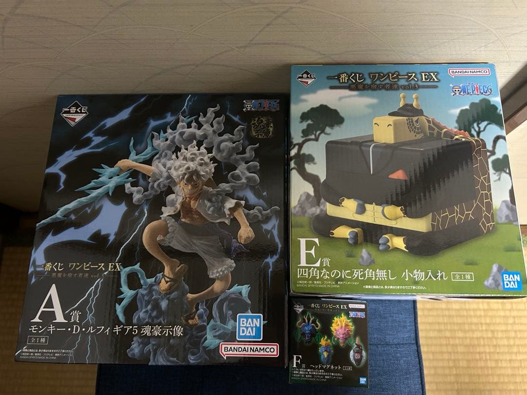 一番くじ ワンピース EX 悪魔を宿す者達 vol.3 A、E、F賞 おまけつき