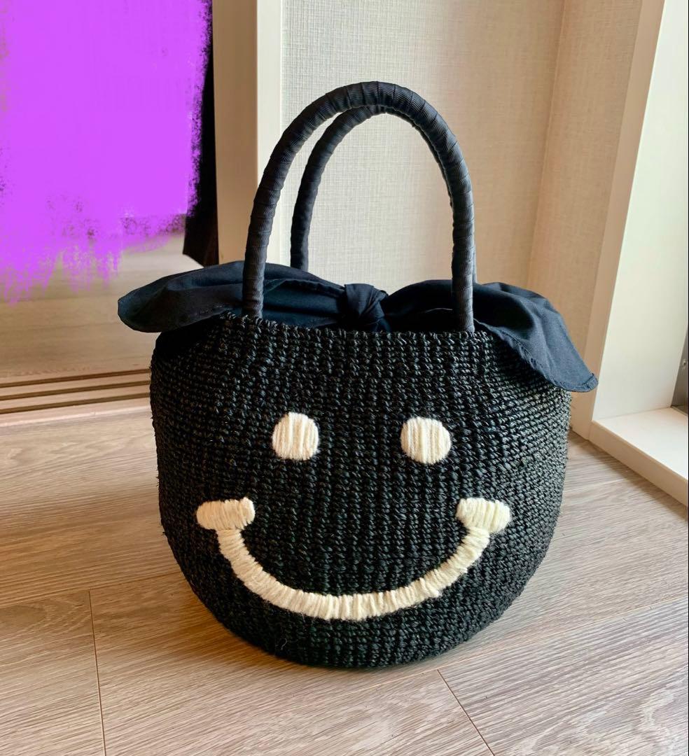 【rara】a-jolie アジョリー スマイルカゴバッグ ニコちゃん