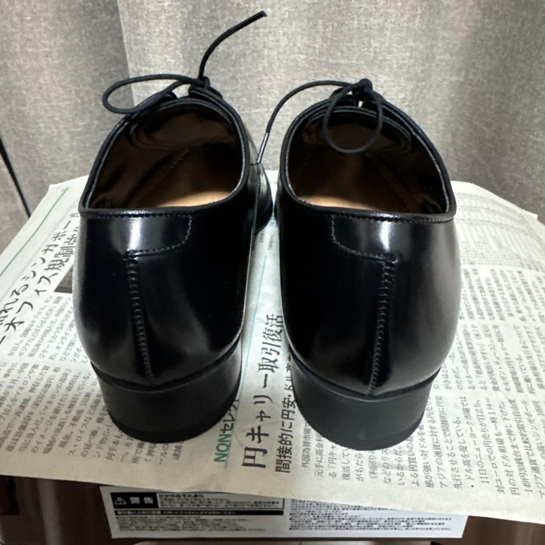 REGALリーガル 10JR BLKストレートチップ　 内羽根ビジネスシューズ