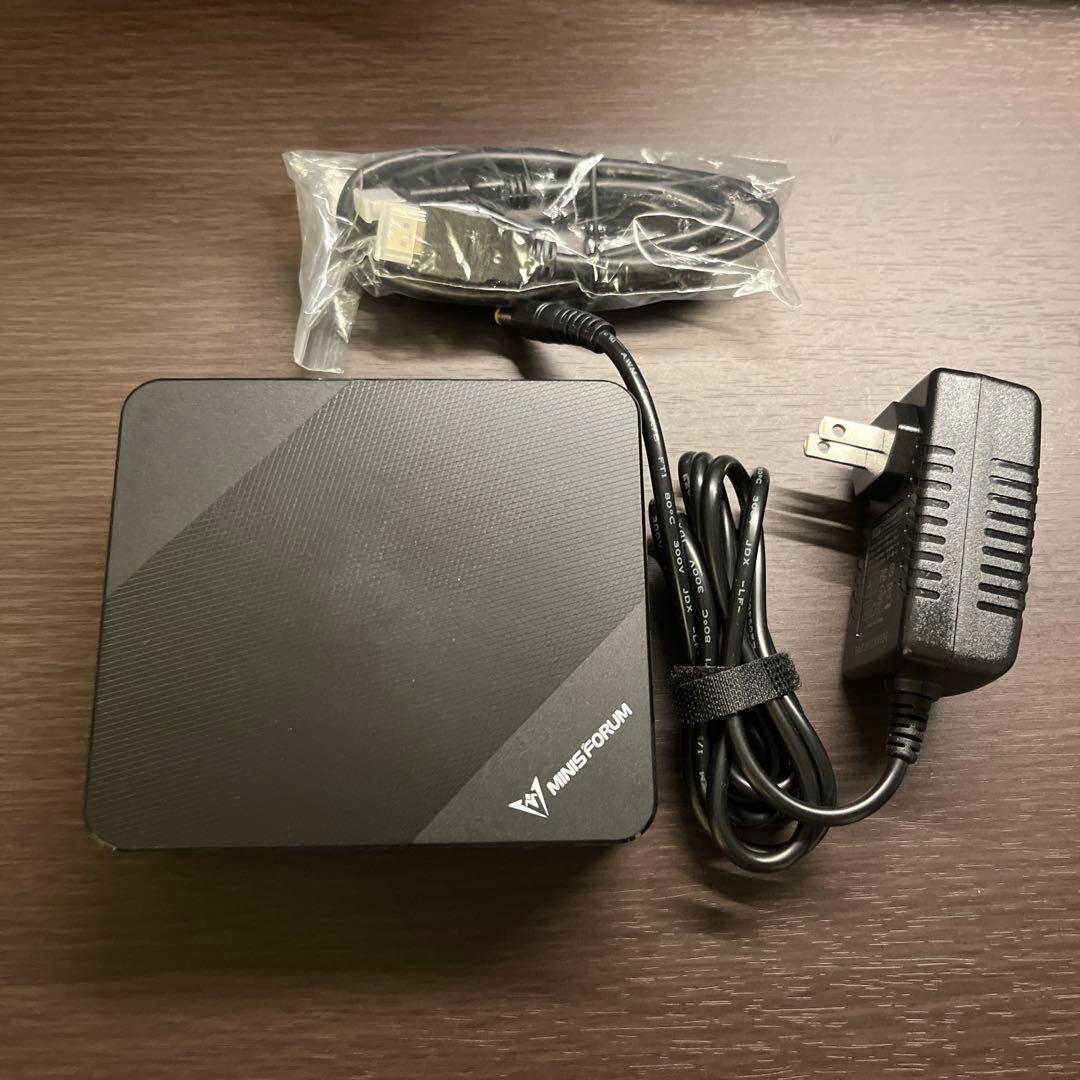 【美品】MINISFORUM UN100PミニPC SSD 512GB