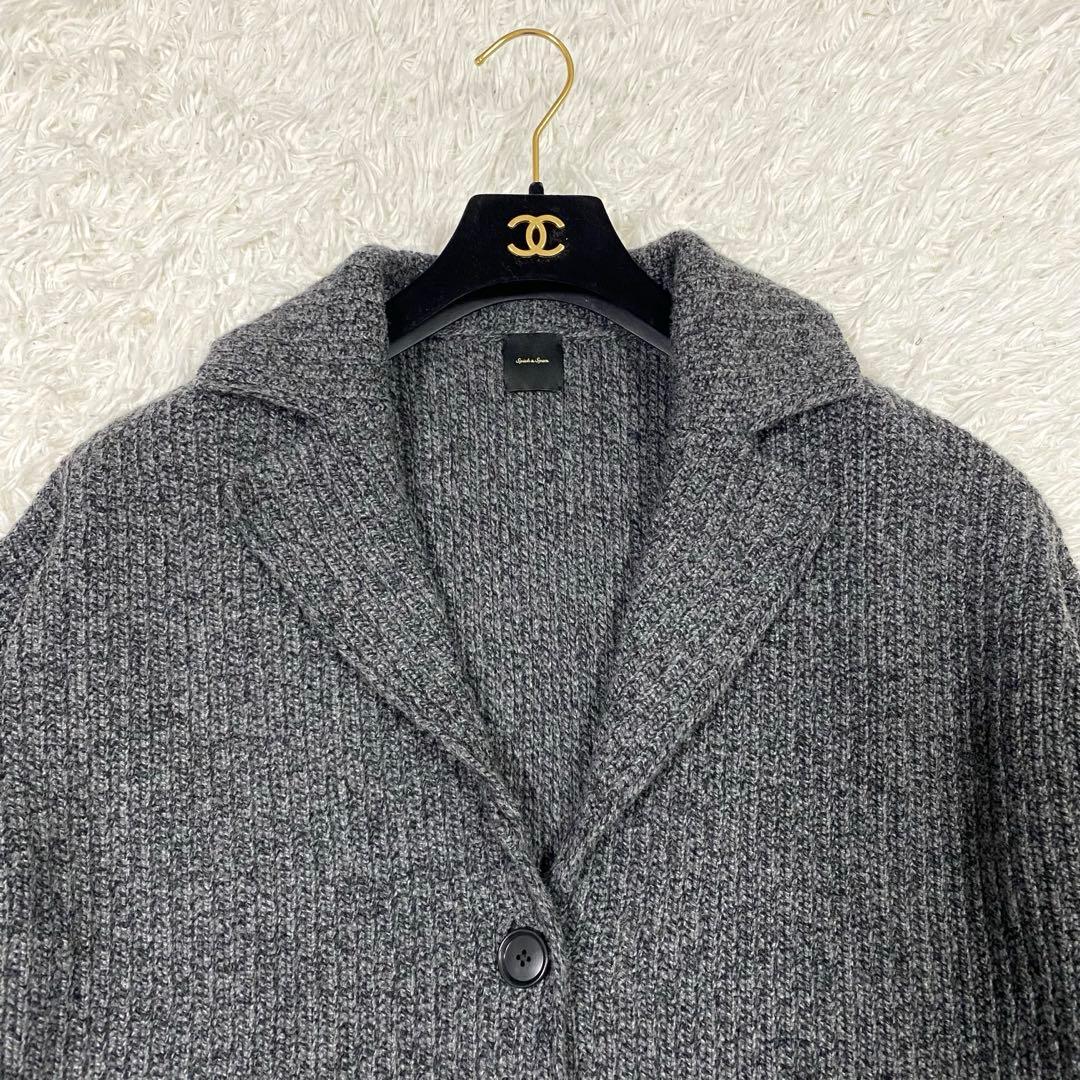 未使用級✨スピック&スパン オーバーサイズニットジャケット ゆったり