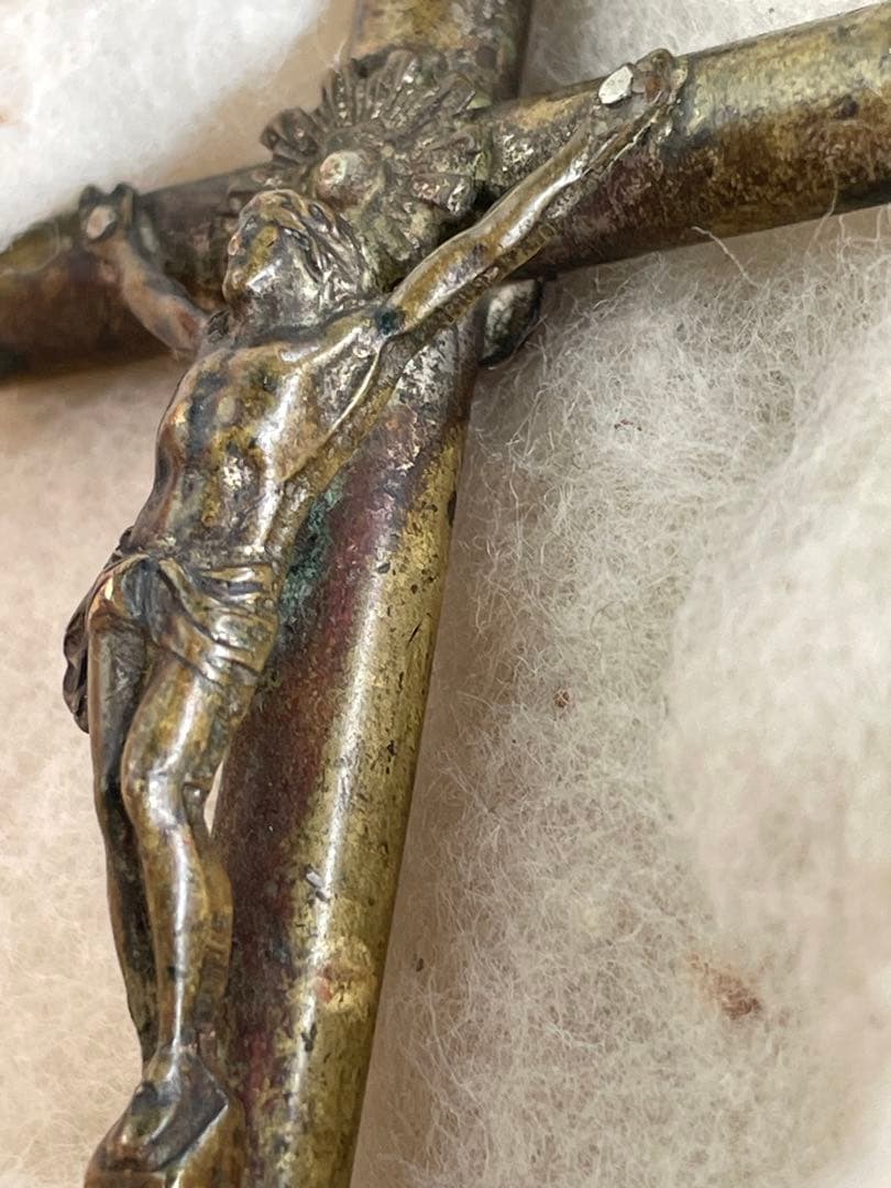 ★本物★南ヨーロッパ➕INRl➕ロザリオ/時代物/十字架/ネックレス/キリスト